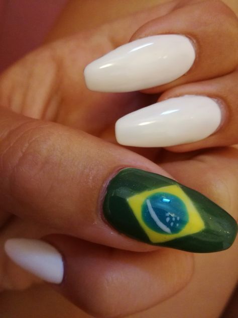 White nails world cup 2018 World Cup 2018, White Nails, World Cup, Nails, White, Beauty, Quick Saves, Coupe