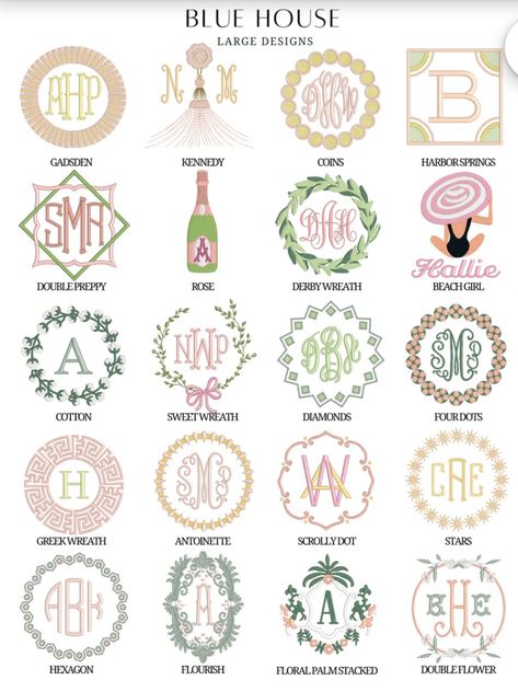 Needlepoint Monogram Patterns, Needlepoint Monogram, Pastel Mauve, Monogram Art, Three Hearts, Embroidered Gifts, Embroidery Monogram, Embroidered Monogram, Embroidery On Clothes