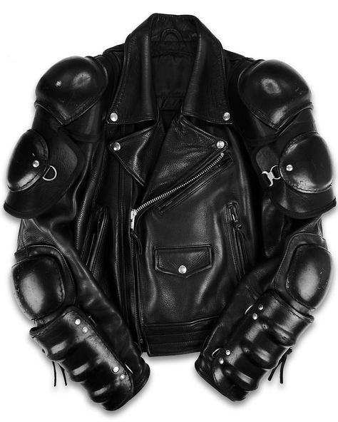 *FOR SALE* 00s Kadoya ‘Battle Suit’ Armoured Black Leather Biker Jacket Kadoya stands tall as the oldest leather jacket manufacturer in… | Instagram Cyberpunk Leather Jacket, Bane Jacket, Cyberpunk Outfit, Motorcycle Leathers Suit, Best Motorbike, Biker Gear, Battle Suit, Black Leather Biker Jacket, Concept Clothing