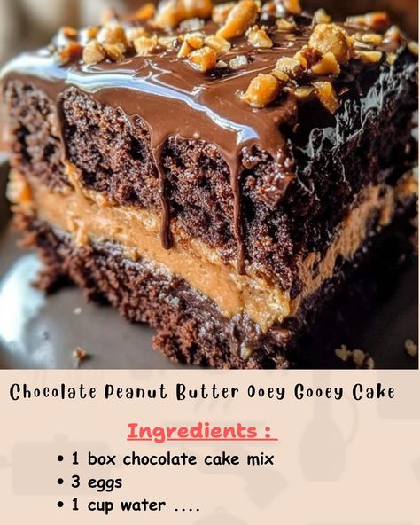 Chocolate Peanut Butter Ooey Gooey Cake Recipe, Chocolate Peanut Butter Ooey Gooey Butter Cake, Peanut Butter Chocolate Gooey Butter Cake, Peanut Butter Chocolate Gooey Cake, Desserts With Chocolate Cake Mix Boxes, Chocolate Peanut Butter Ooey Gooey Cake, Chocolate Cake Box Mix Recipes, Recipes Using Chocolate Cake Mix Boxes, Chocolate Cake With Peanut Butter Icing