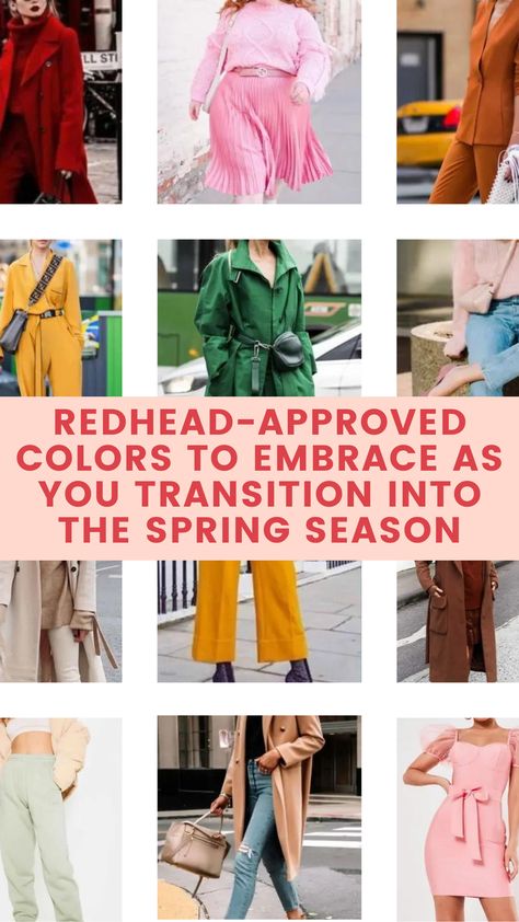 Spring is in the air! As you transition into spring, rock these redhead-approved colors. They’re a mix of end-of-winter and beginning of spring, and we’re loving all of them: Travel Wardrobe Spring, Summer Necessities, Beginning Of Spring, End Of Winter, Spring Is In The Air, Spring Trip, Re A, Travel Wardrobe, Strawberry Blonde