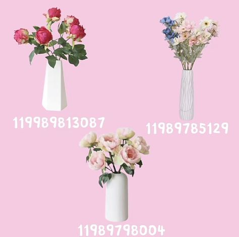 These decals are mine 💕 Flower Bush Codes Bloxburg, Bloxburg Rose Decals, Bloxburg Flower Vase Decal, Bloxburg Floral Decal Codes, Wall Decor Decals Bloxburg, Hood Decals Bloxburg, Floral Bloxburg Decals, Flower Shop Bloxburg Decals, Spring Decals Bloxburg