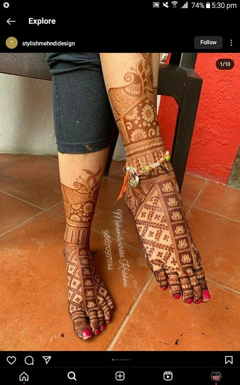 Gorgeous Mehndi Designs, Latest Mehndi Designs Wedding, Leg Mehndi Design, Leg Mehendi Design, Foot Mehndi, Leg Mehndi, New Bridal Mehndi Designs, Legs Mehndi Design, Modern Mehndi Designs