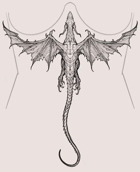 Underboob Tattoo Designs, Dragon Tattoo For Women, Tattoos Geometric, Stomach Tattoos, Dragon Tattoo Designs, Tattoo Style Drawings, Spine Tattoos, Black Ink Tattoos, Elegant Tattoos