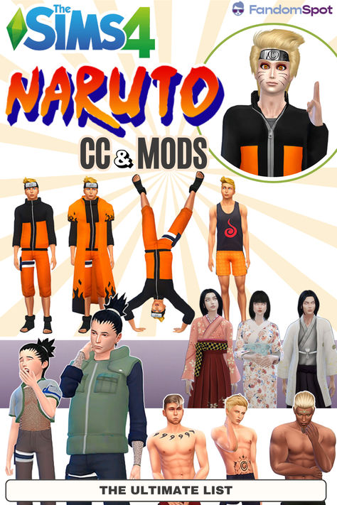 Sims 4 Naruto Mods, Sims 4 How To Train Your Dragon Cc, Sims 4 Cc Japanese Street Fashion, Sims 4 Naruto Cc, Sims 4 Naruto, Sims 4 One Piece, Sims 4 Anime Cc, Naruto Headband, Naruto And Shikamaru