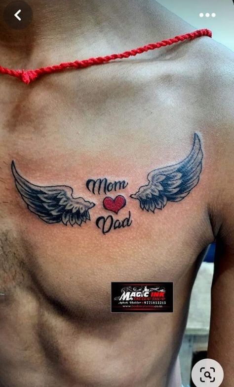 Mother Father Tattoo Design, Father Mother Tattoo, Mother And Father Tattoos, Mom And Dad Tattoo For Men, Mom Tattoo For Men, Mom And Dad Tattoos, Tattoo Mom Dad, Mom And Dad Tattoo, Mum And Dad Tattoos