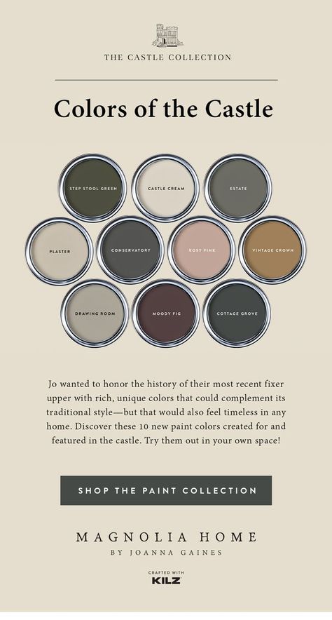 Whole House Moody Paint Scheme, Dark Cabinets Color Scheme, Dark Cottage Paint Colors, French Modern Color Palette, Moody Home Paint Palette, Antique Colors Palette, Moody Cottage Color Palette, Moody Cozy Color Palette, Dark Academia Master Room