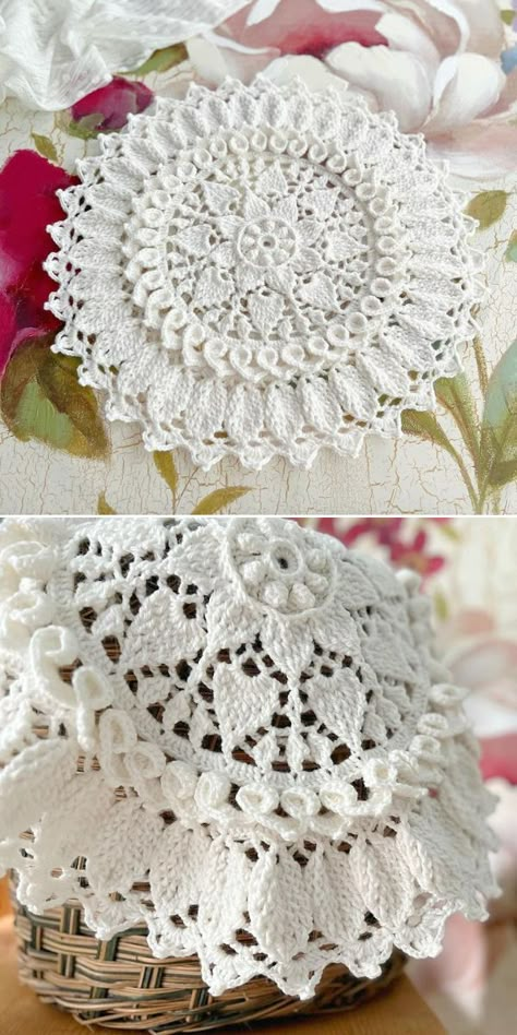 Free Crochet Doily Patterns Vintage Knit Crochet Pattern Shop, Intricate Crochet Doily, Free Square Crochet Doily Patterns, 3d Doily Crochet Pattern, Crochet Doily Free Pattern Written, How To Make A Doily, Free Doily Crochet Patterns In English, Free Crochet Doilies Patterns, Free Crochet Doily Patterns Beautiful