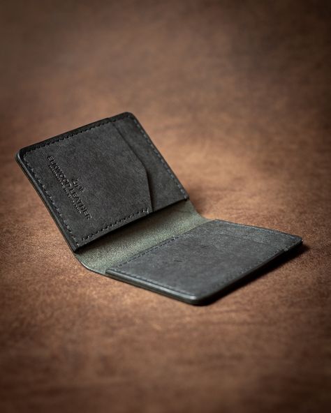 🏴 BLACKOUT HAZEL WALLET 🏴 Wallet Features - 100% Handmade - Minimal and functional design - Premium Full-grain Italian Leather - Develops a Rugged Patina - Hand-stitched with Premium Waxed Thread - Burnished and Waxed Edges - Holds up to 8 Cards + Folded Cash Dimensions - Open: H10.5cm x W16.5cm - Closed: H10.5cm x W8.25cm #dailycarry #edcwallet #everydaycarry #minimalistwallet #cardholder #bifoldwallet #cardholderwallet #rugged #fullgrain #fullgrainleather #leather #blackout #blackwallet ... Wallet Photography, Edc Wallet, Leather Cardholder, Mens Wallet, Leather Crafts, Black Wallet, Minimalist Wallet, Card Holder Wallet, Everyday Carry