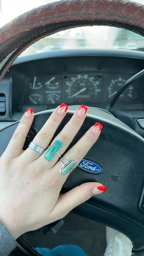 Red Western Nails, Punchy Nails Designs, Trip Nails, Racing Nails, Country Acrylic Nails, Rodeo Nails, Racing Photography, Cowboy Nails, Neat Nails