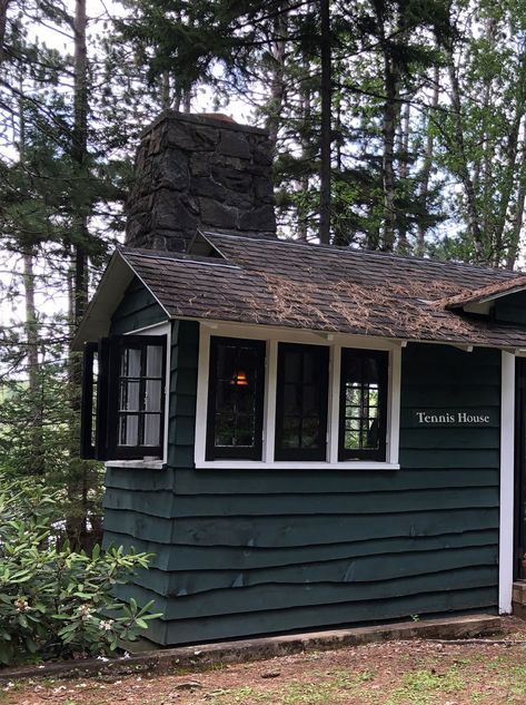 Adirondack Cabin Exterior, Live Edge Siding Exterior, Live Edge Siding, Ireland Houses, Cottage House Exterior, Shiplap Siding, Wood Siding Exterior, Gothic Revival Architecture, Wooden Cladding