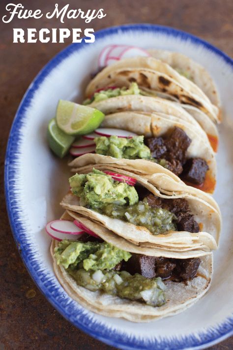 Barbacoa Beef Tongue Tacos from Five Marys — FIVE MARYS FARMS Beef Tongue Tacos, Tongue Tacos, Beef Tongue, Taco Seasoning Recipe, Barbacoa Beef, Ranch Recipe, Bay Leaf, Main Meals, Meat Recipes