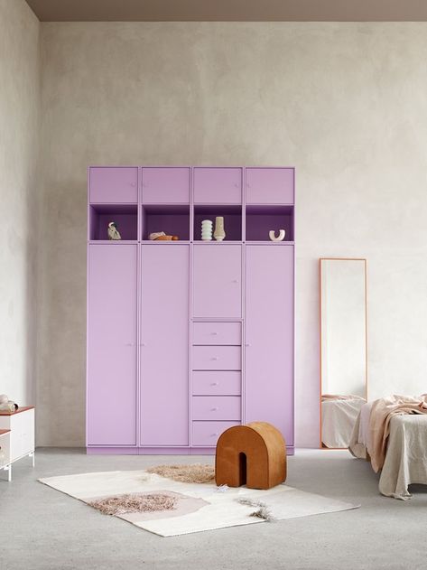 Colorful Wardrobe, Montana Furniture, Airy Room, Bright Pastels, Decoration Inspiration, Smart Design, Elle Decor, Sustainable Design, Interior Design Inspiration