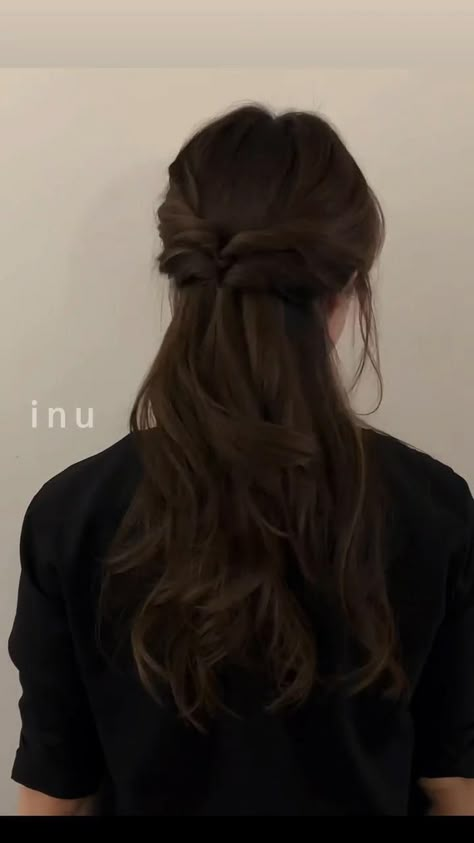 Hair Style Vedio, Hair Style Korea, Hair Tips Video, Hairdos For Short Hair, Front Hair Styles, Hair Tutorials For Medium Hair, Peinados Fáciles Para Cabello Corto, Hair Up Styles, Hair Ponytail Styles