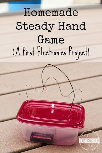 Electronics Project for Kids - Kids will be amazed as they learn about electricity while making this steady hand electronics game. This is such a fun science project that while help them learn as they play! Great for kindergarten, first grade, second grade, third grade, fourth grade, fifth grade, sixth grade, and more for after school, science fair project, homeschooling, and more! Electricity Science Experiments, Engineering Aesthetic, Electricity Experiments, Engineering Logo, Electrical Engineering Projects, Science Electricity, Engineering Quotes, Hand Games, Engineering Humor