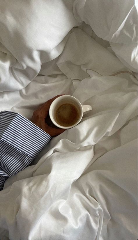 Coffee In Bed Aesthetic, In Bed Aesthetic, Bed Story, Bedroom Photography, Bed Aesthetic, Coffee In Bed, Girl Therapy, Boujee Aesthetic, Coffee Wallpaper