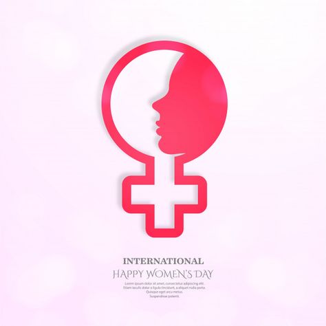 International women's day poster. Free V... | Free Vector #Freepik #freevector #poster #abstract #woman #girl Women’s Day Poster, Women Day Poster Design, Woman Day Design Poster, Womens Day Creative, Entrepreneurship Poster, Women's Day Logo, Womens Day Poster, International Girls Day, International Womens Day Poster