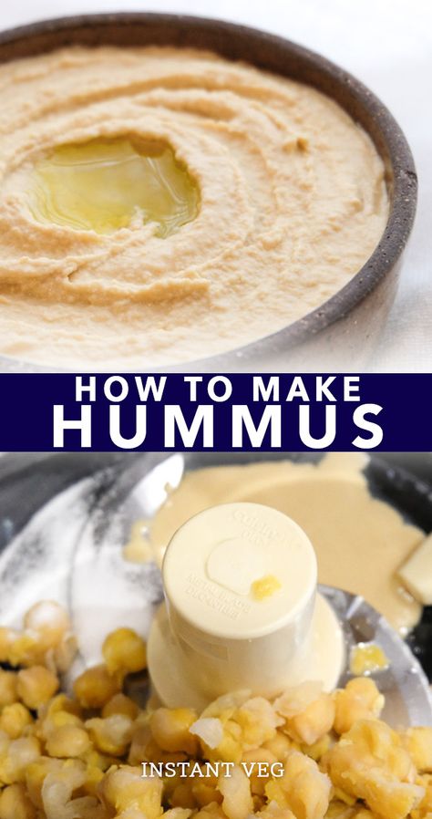 Hummus Without Tahini, Hummus Flavors, Best Hummus Recipe, Tartiflette Recipe, Easy Hummus Recipe, Hummus Recipe Homemade, Tahini Recipe, Garlic Hummus, Easy Hummus