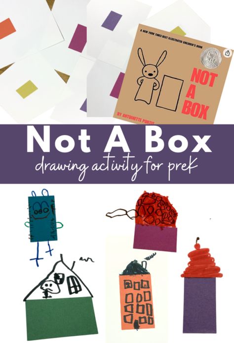 Preschool Activities Archives - No Time For Flash Cards Stem Prek, Box Drawing, Preschool Activity Books, Drawing Activity, Snow Activities, Creative Curriculum, Preschool Art Activities, Shapes Activities, Reading Response