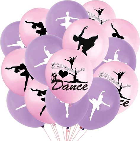 Amazon.com: 50PCS Ballet Dance Themed Party Latex Balloons - Dacing/Dance Movements Ballerina Baby Shower First 21st Birthday Party Decorations Favors Supplies Wall Decor Balloon : Toys & Games 21 Birthday Party Decorations, Ballerina Baby Showers, Dance Themes, Dance Movement, 14th Birthday, Birthday Party 21, Latex Balloons, 21st Birthday, Ballet Dance