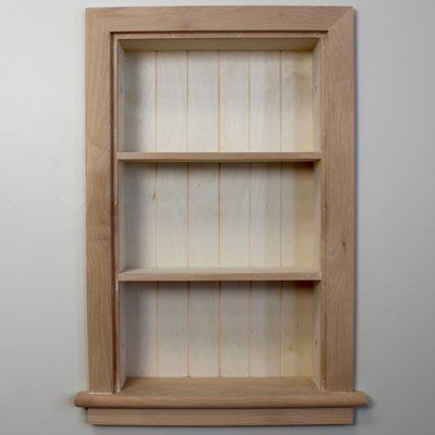 Concealed Cabinet Niche Wall Shelf Finish: Unfinished Large Wall Niche, Recessed Wall Shelves, Small Wc, Recessed Wall Niche, Concealed Cabinet, Niche Wall, Recessed Shelves, Recessed Medicine Cabinet, Wall Niche