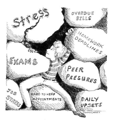 -Need to repay loans -Cost of education -Borrowing money for college -Need to find a job after school -Academic challenge of course work Pressure Quotes, Cause And Effect Essay, Student Posters, Daily Cartoon, Social Pressure, Student Drawing, Peer Pressure, Poster Drawing, Life Drawing