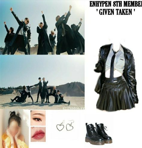 Enhyphen Outfit Ideas, Enphyen Concert Outfits, Given Taken Outfits Enhypen, Kpop Concert Fits Enhypen, Enhypen Tour Outfit Ideas, K Pop Concert Outfit Ideas Enhypen, Enhypen Given Taken Outfits, Given Taken Outfits, Concert Outfit Ideas Kpop Enhypen