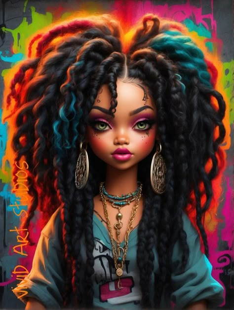 Black Culture Art, Black Pride Art, Zodiac Leo Art, Lup Singuratic, Natural Hair Art, Disney Princess Artwork, Black Woman Artwork, Black Cartoon Characters, Afrocentric Art