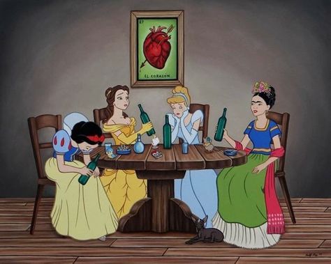 Dark Disney, Historical Artwork, Art Disney, الرسومات اللطيفة, Wine Bottles, Disney Wallpaper, Disney Art, The Wall, Mona Lisa