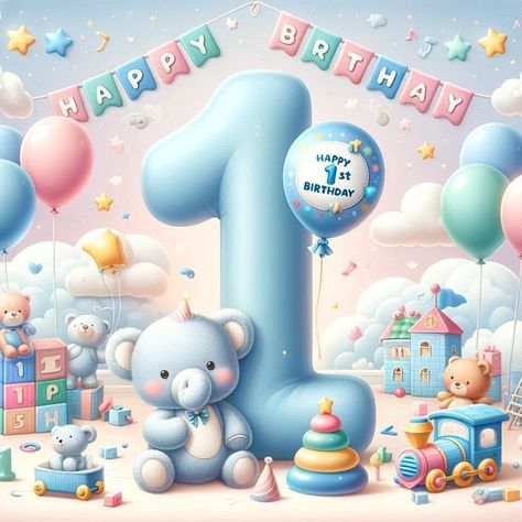 First Birthday Wishes For Baby Boy, Happy 1st Birthday Boy Quotes, Happy 1st Birthday Boy Wishes, 1st Birthday Wishes For Boy, Happy First Birthday Wishes, Happy First Birthday Boy, First Birthday Background, Birthday Wishes For Baby Boy, Happy Birthday Wishes Boy