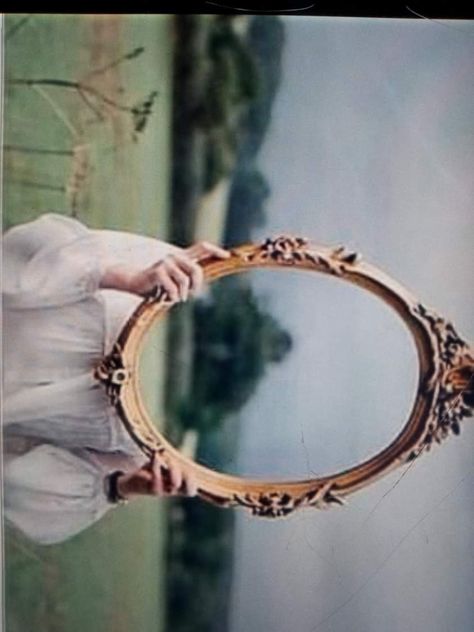 Mirror Powers, Mirror Image Photography, Magic Mirror Aesthetic, Photography With Mirrors, Looking Into A Mirror Photography, Mirror Realm Aesthetic, Mirror Conceptual Photography, Holding Mirror, Italian Motifs