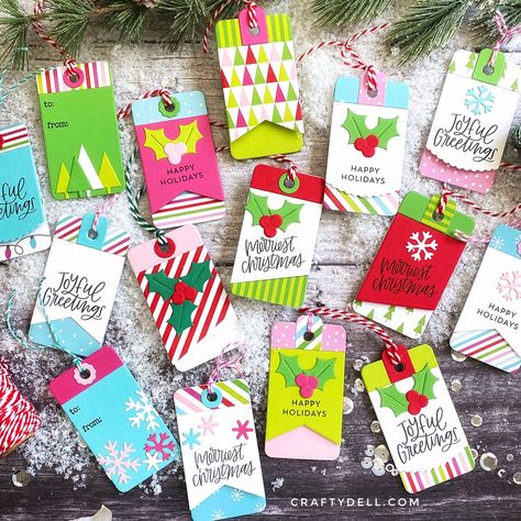 Christmas Tags Handmade, Homemade Tags, Rubber Stamp Crafts, Holiday Wrap, Holiday Tags, Handmade Gift Tags, Mft Stamps, Holiday Gift Tags, Handmade Tags