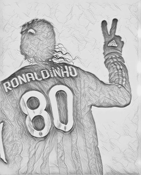 Football Art Drawing, Football Drawings, Messi Drawing, Football Player Drawing, Back Drawing, Football Drawing, Naruto Sketch Drawing, Naruto Sketch, Football Art