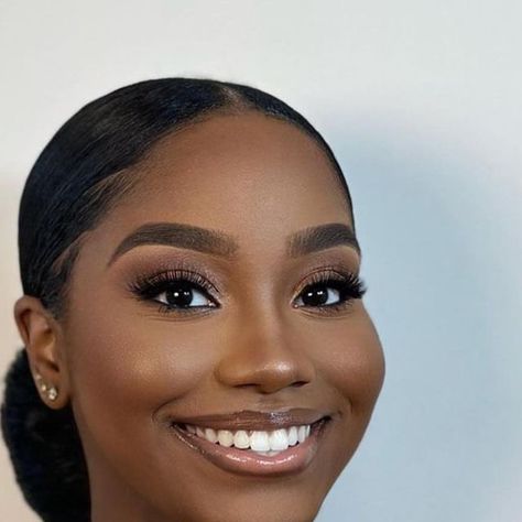 Black Wedding Makeup, Black Bridal Makeup, Natural Glam Makeup, Instagram Face, Makeup For Black Skin, Brown Skin Makeup, Soft Glam Makeup, Photoshoot Makeup, Black Makeup