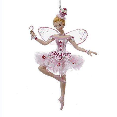 Kurt Adler Sugar Plum Fairy Resin Christmas Ornament Sugar Plum Fairy Christmas, Kurt Adler Ornaments, Cupcake Hats, Ballerina Ornaments, Fairy Christmas, Sugar Plum Fairy, Nutcracker Ballet, Kurt Adler, Christmas Mouse