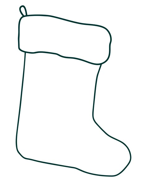 Large Christmas Stocking Template Blank Stocking Template, Christmas Stocking Clip Art, Christmas Boots Template, Christmas Stocking Printable, Stocking Preschool Craft, Christmas Stocking Template Free Pattern, Christmas Stocking Template Printables, Stocking Coloring Page, Printable Stocking Template