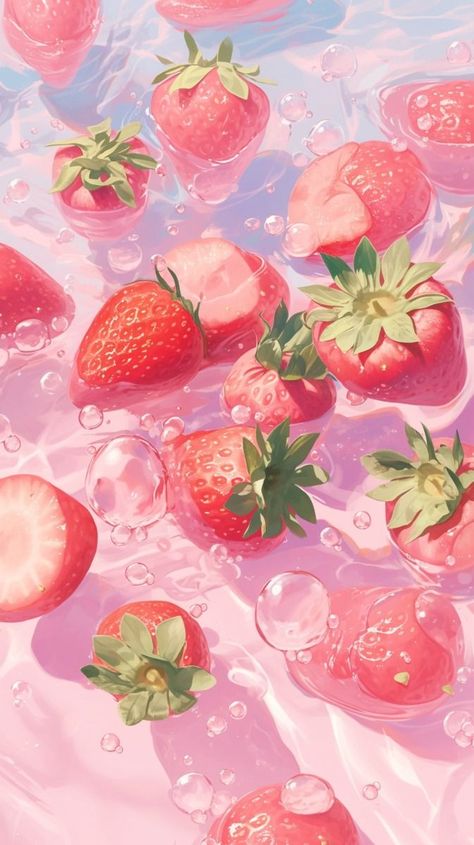 The best wallpapers of all time! Nice Drawings, Jelly Wallpaper, Corak Bunga, Pink Wallpaper Backgrounds, Pola Kartu, Fruit Wallpaper, Pretty Phone Wallpaper, Apple Watch Wallpaper, Cute Patterns Wallpaper