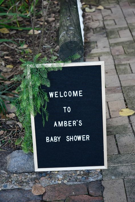 Baby Shower Letter Board, Baby Shower Wording, Artificial Leaves, Felt Letter Board, Baby Shower Sign, Artificial Leaf, Shower Sign, Baby Shower Signs, Letter Sign