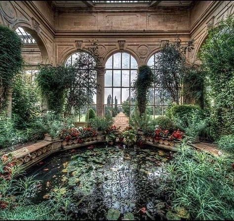 Castle Ashby, Victorian Castle, Victorian Greenhouse, Victorian Greenhouses, Northampton England, Victorian Life, Castle Aesthetic, Victorian Garden, Castles Interior