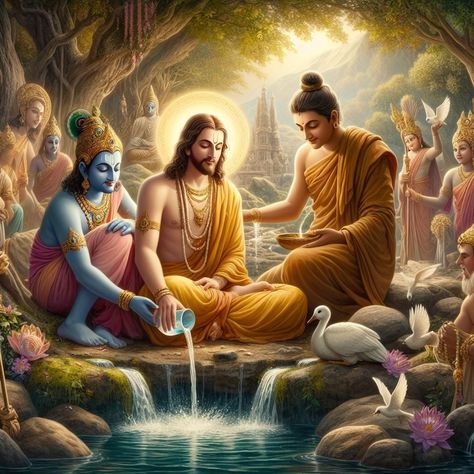 Jesus Meditating, Shiva In Meditation, Hindu Meditation, Shiva Meditation, Egyptian Goddess Art, Buddha Drawing, Buddha Artwork, Buddha Life, Buddha Painting