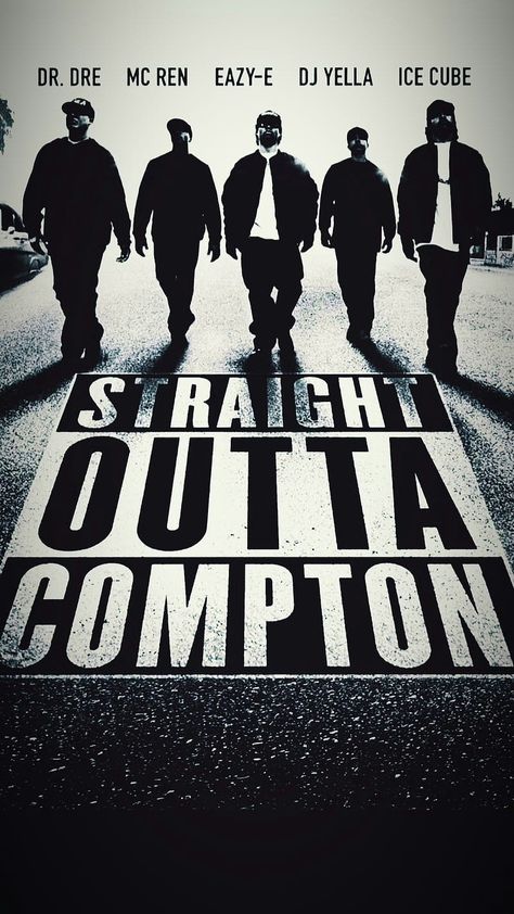 Nwa Album Cover Wallpaper, Straight Outta Compton Wallpaper, Strait Outta Compton, Nwa Wallpaper, Nwa Poster, Nwa Straight Outta Compton, Kodak Black Wallpaper, N.w.a Straight Outta Compton, 90s Rappers Aesthetic