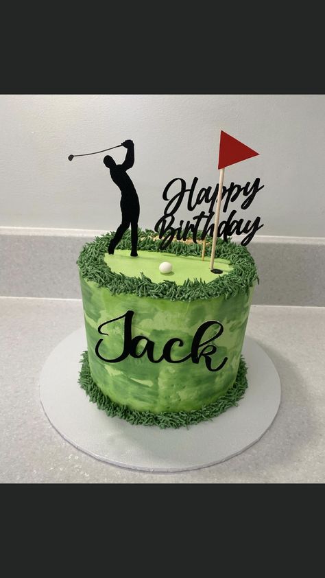 Golf 30th Birthday Cake, Mens 70th Birthday Cake, Mens 21st Birthday Cake, March Birthday Party Ideas, Golf Cakes For Men, 70th Birthday Cake For Men, Groom Cake Ideas, Golf Decorations, Golf Birthday Cake