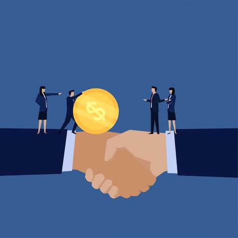 Premium Vector | Business negotiation of exchanging idea and money. Business Flats, About Business, Send Money, Stock Footage, Premium Vector, Graphic Resources, Money, Canvas, Art