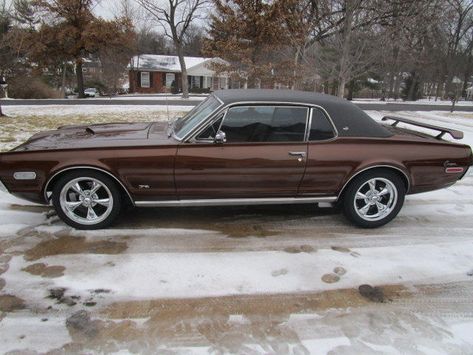 Seller of Classic Cars - 1968 Mercury Cougar (Brown/Tan & Dark Brown) Brown Car, Tow Mater, Cute Nail Colors, Crate Motors, Mercury Cars, Cool Old Cars, Datsun 240z, Mercury Cougar, Ford Racing