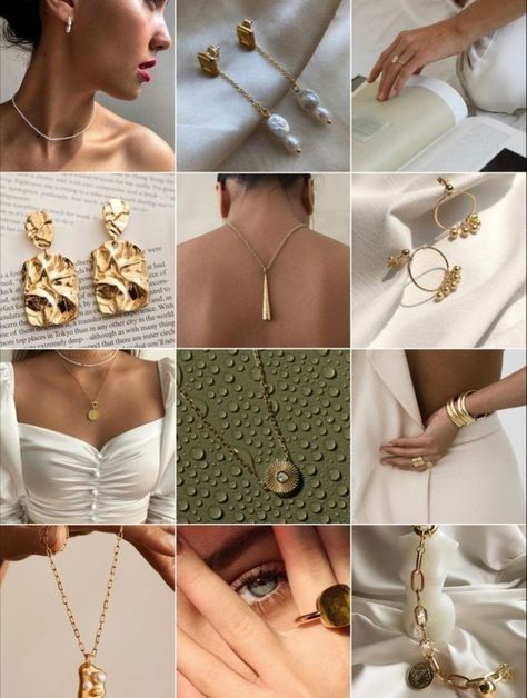 Jewellery Instagram Layout, Creative Jewelry Photography Inspiration, Social Media Feed Design, Moodboard Jewelry, Aesthetic Jewelry Photography, Jewelry Social Media, Yoga Watercolor, Cosmetics Branding, Jewelry Website Design