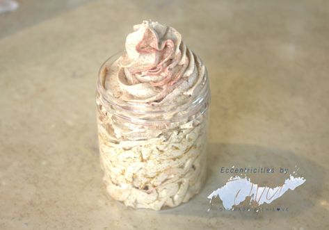 Diy Bath Scrub Recipes, Whipped Soap Recipe, Homemade Bath Scrub, Whipped Soap Diy, Salt Scrub Diy, Scrub Recipe Diy, Diy Sugar Scrub Recipe, Soap Scrub, Body Butters Recipe