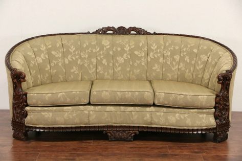 Viewing 4 of 30 photos about 1930S Sofas 1930s Couch, Art Nouveau Living Room, Sofa Club, Carved Sofa, Home Design Magazines, Beige Paint, Sofa Ideas, Cute Furniture, Home Planner