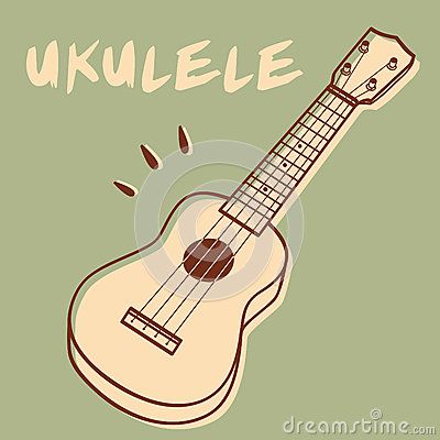 Ukulele #music | Illustration by Sabbienobili | Elena Torre Ukulele Illustration, Ukulele Drawing, File Illustration, Ukulele Art, Guitar Artwork, Paper Birthday Cards, Ukulele Music, Lemon Art, Ukulele Tabs