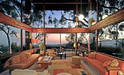 Kristin Kilmer Design - Architecturally Significant - Ray Kappe Canna Road Residence Ray Kappe, 70s Architecture, 70s Interior Design, Vista House, 70s Interior, Mid Century Interior, Sustainable Architecture, House Goals, Mid Century House