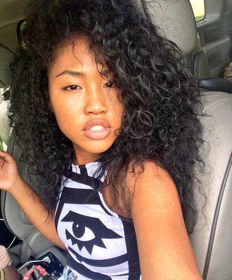 Aisha the Blasian diva Corte De Cabelo Masculino, Wigs For Black Women, Black Is Beautiful, Human Hair Wigs, Lace Front Wigs, Cute Hairstyles, Beautiful Hair, Asian Beauty, Curly Hair